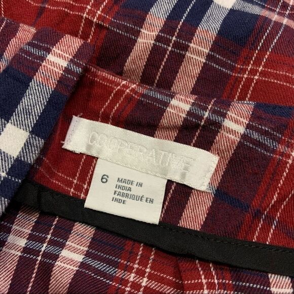 𝅺UO Cooperative Plaid Mini Skort - Picture 4 of 6